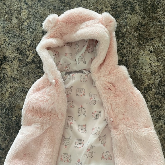 Catherine Malandrino Pink Fur Vest - Picture 2 of 4